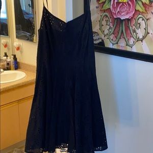 Black eyelet sundress